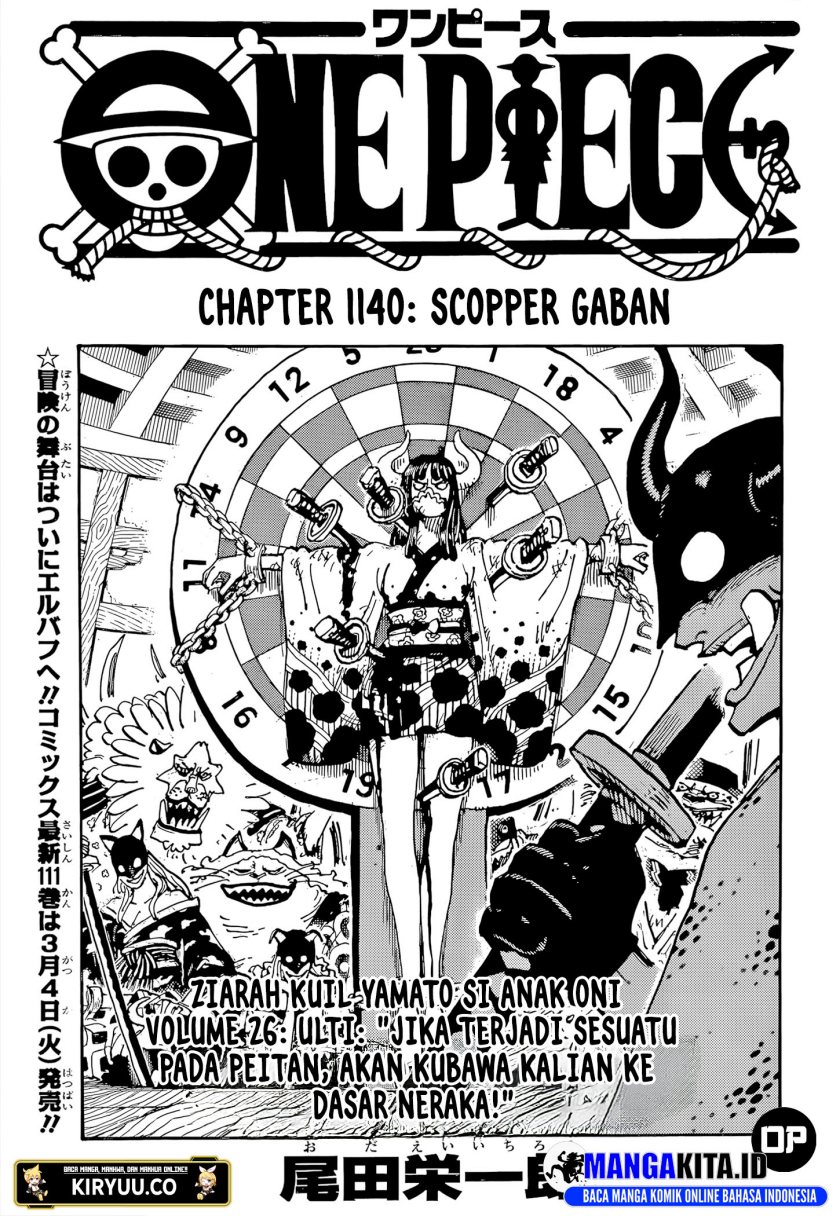 One Piece Chapter 1140