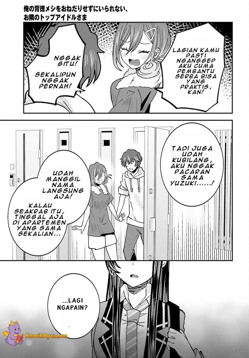 Ore no Haitoku Meshi o Onedari Sezu ni Irarenai Otonari no Top Idol-sama