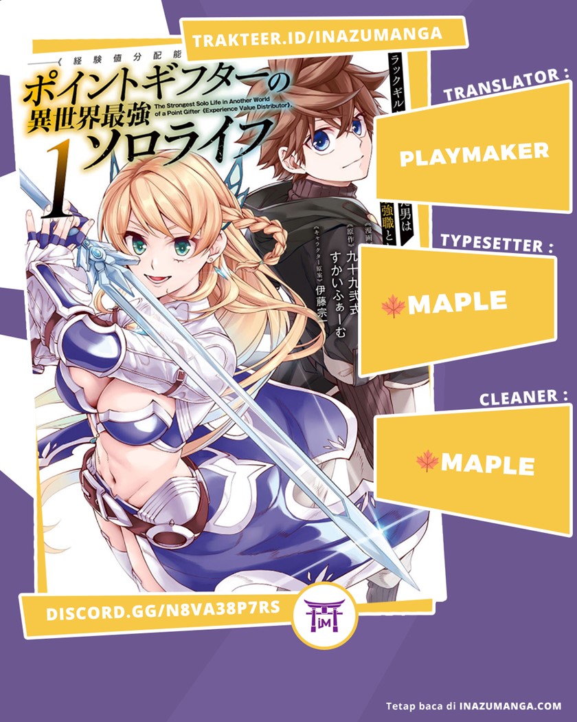 Point Gifter Keikenchi Bunpai Nouryokusha no Isekai Saikyou Solo Life