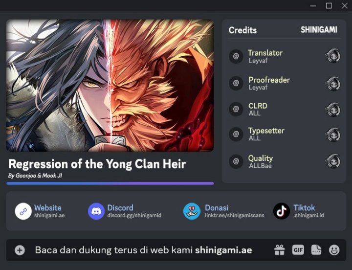 Regression Of The Yong Clan Heir