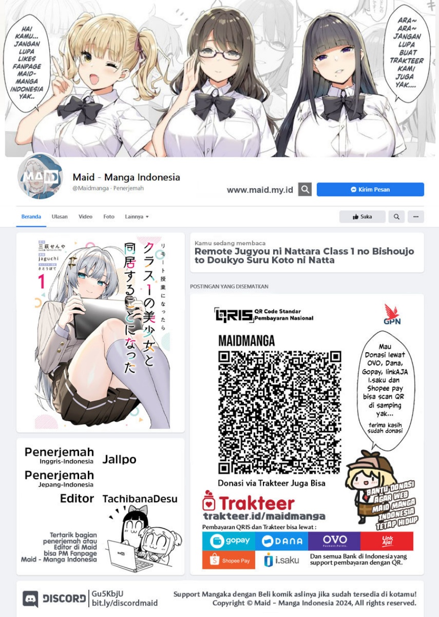 Remote Jugyou ni Nattara Class 1 no Bishoujo to Doukyo Suru Koto ni Natta