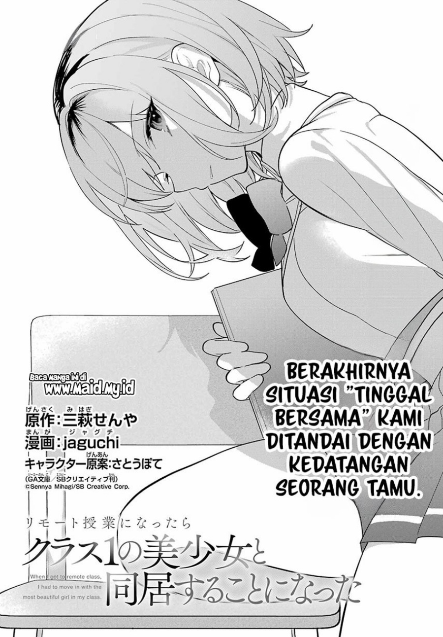 Remote Jugyou ni Nattara Class 1 no Bishoujo to Doukyo Suru Koto ni Natta