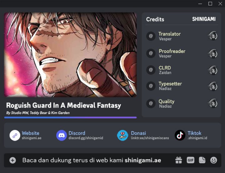 Roguish Guard in a Medieval Fantasy