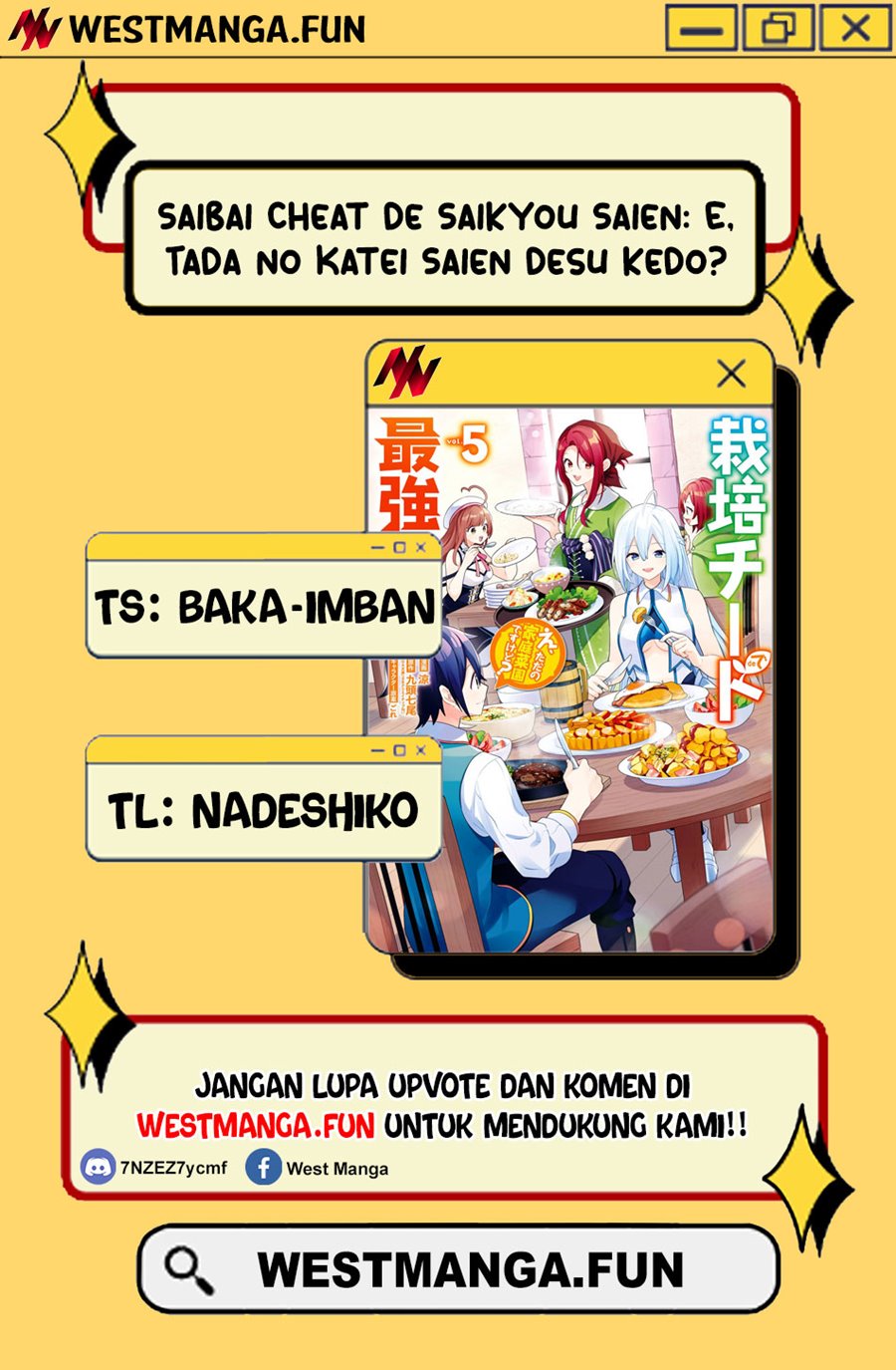 Saibai Cheat de Saikyou Saien E, Tada no Katei Saiendesu kedo? Chapter 5