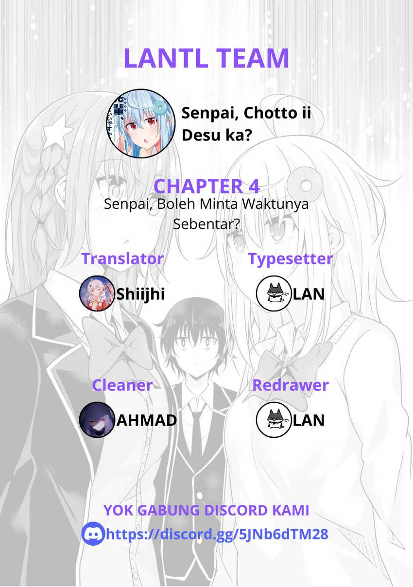 Senpai, Chotto ii Desu ka? Chapter 4