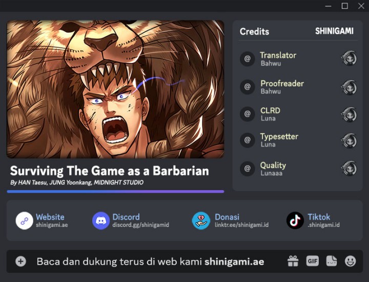 Survive as a Barbarian in the Game