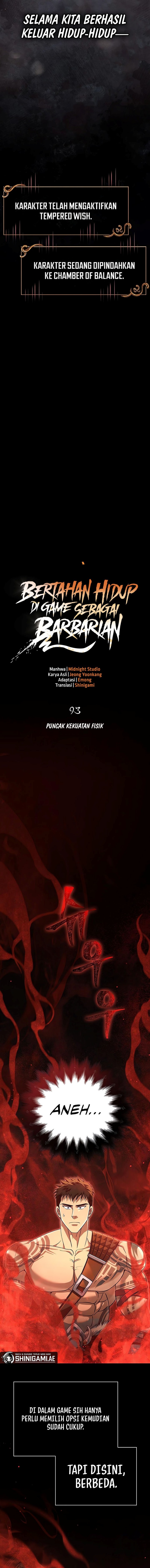 Survive as a Barbarian in the Game