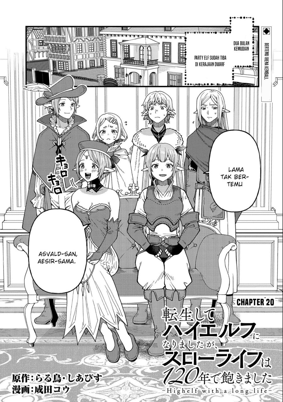 Tensei Shite High Elf ni Narimashitaga, Slow Life wa 120-nen de Akimashita