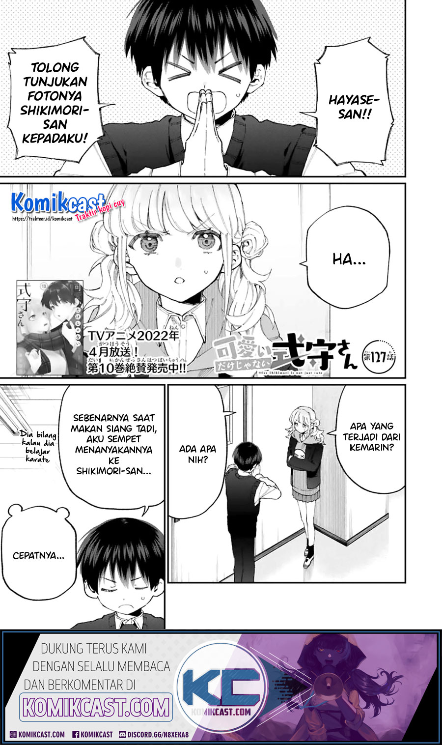 That Girl Is Not Just Cute (Shikimori’s Not Just a Cutie) Chapter 127