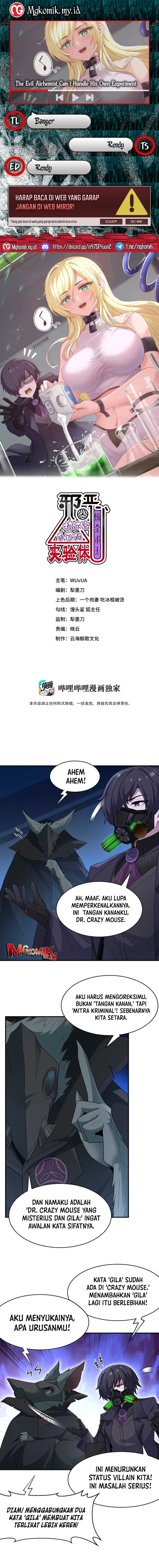 The Evil Alchemist Can’t Handle His Own Experiment