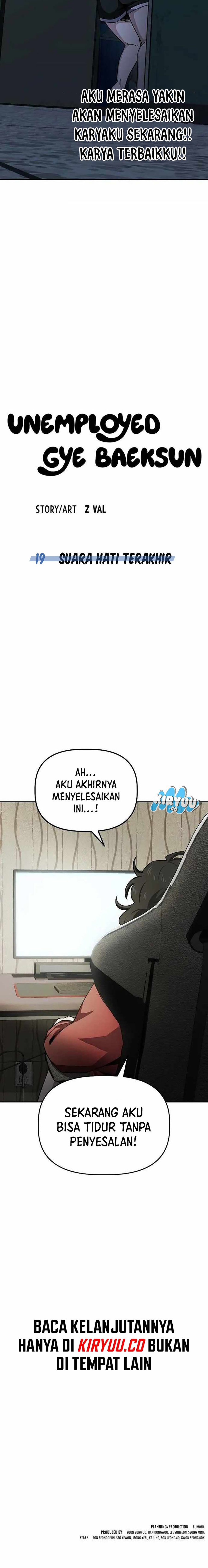 Unemployed Gye Baek Soon