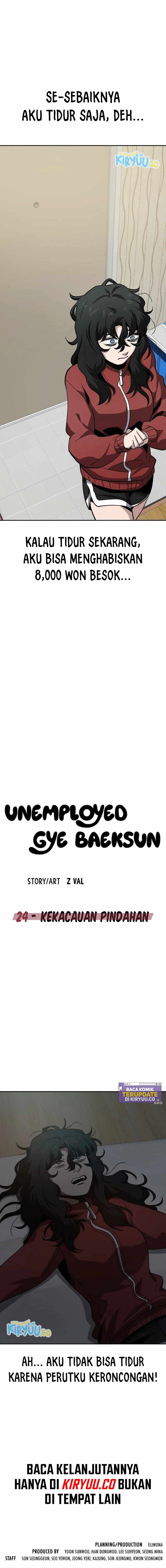 Unemployed Gye Baek Soon
