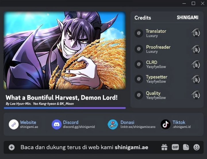 What A Bountiful Harvest, Demon Lord!