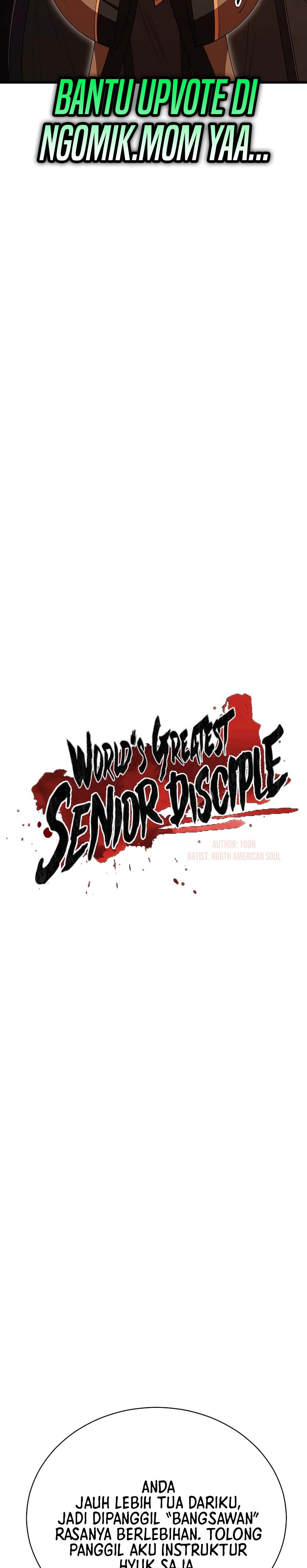 World’s Greatest Senior Disciple