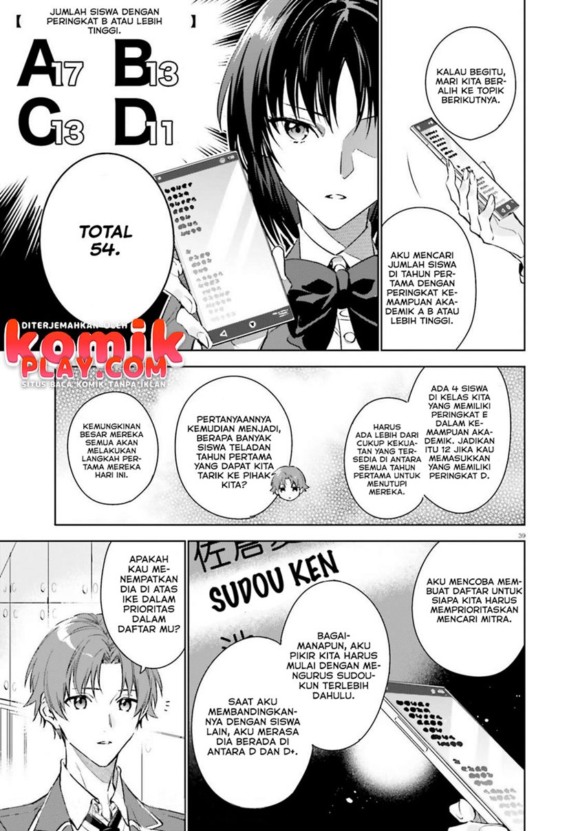 Youkoso Jitsuryoku Shijou Shugi no Kyoushitsu e: 2-nensei-hen Chapter 1.2