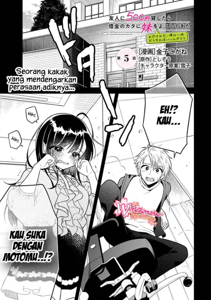 Yuujin ni 500 Yen Kashitara Shakkin no Kata ni Imouto wo Yokoshite Kita Nodakeredo, Ore wa Ittai Dou Sureba Iindarou