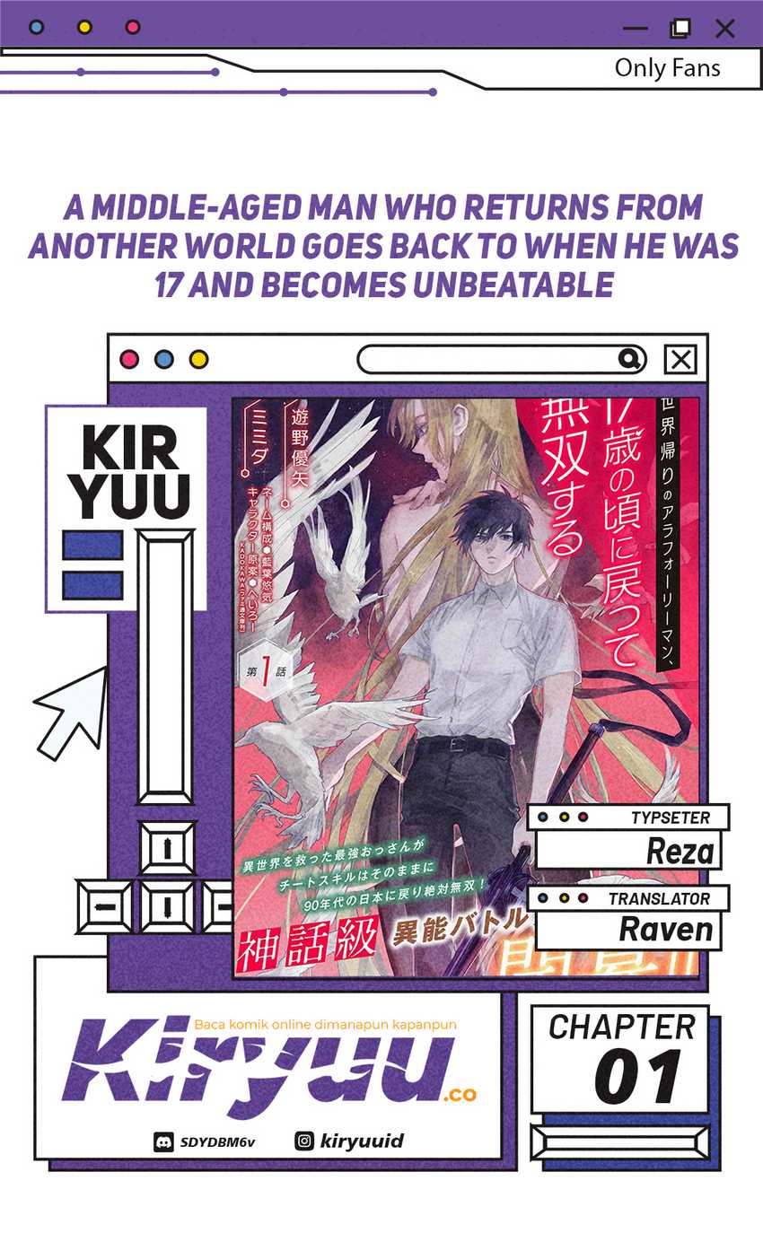 A Middle-Aged Man Who Returns From Another World Goes Back to When He Was 17 and Becomes Unbeatable