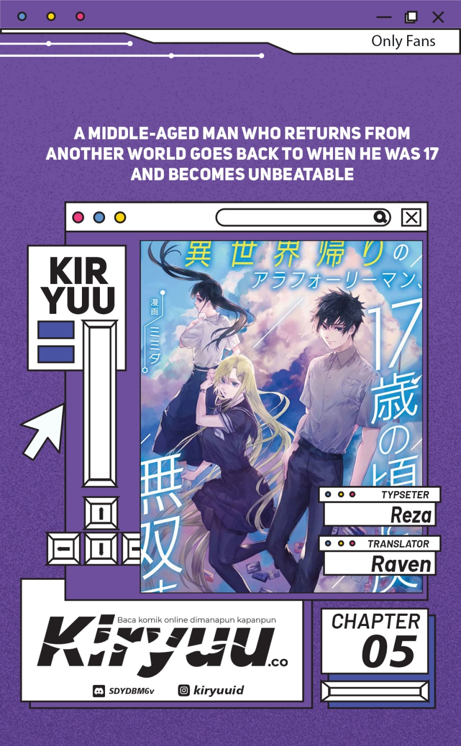 A Middle-Aged Man Who Returns From Another World Goes Back to When He Was 17 and Becomes Unbeatable