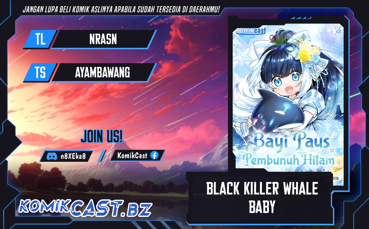 Black Killer Whale Baby