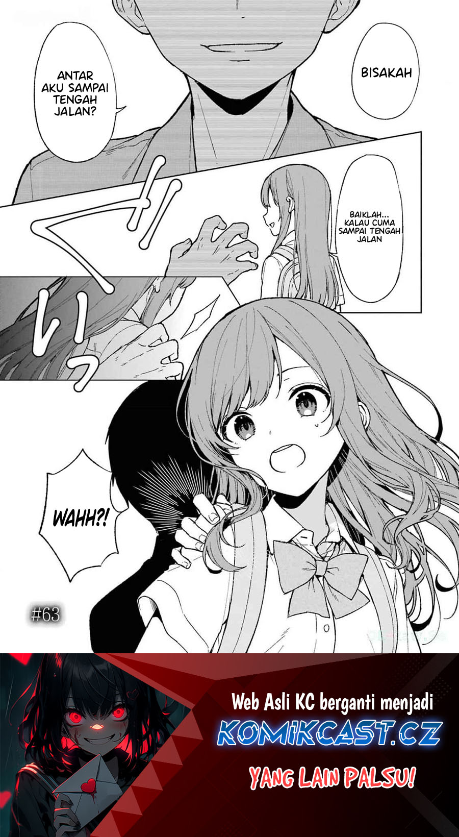 Chikan Saresou ni Natteiru S-kyuu Bishoujo wo Tasuketara Tonari no Seki no Osanajimi datta Chapter 63