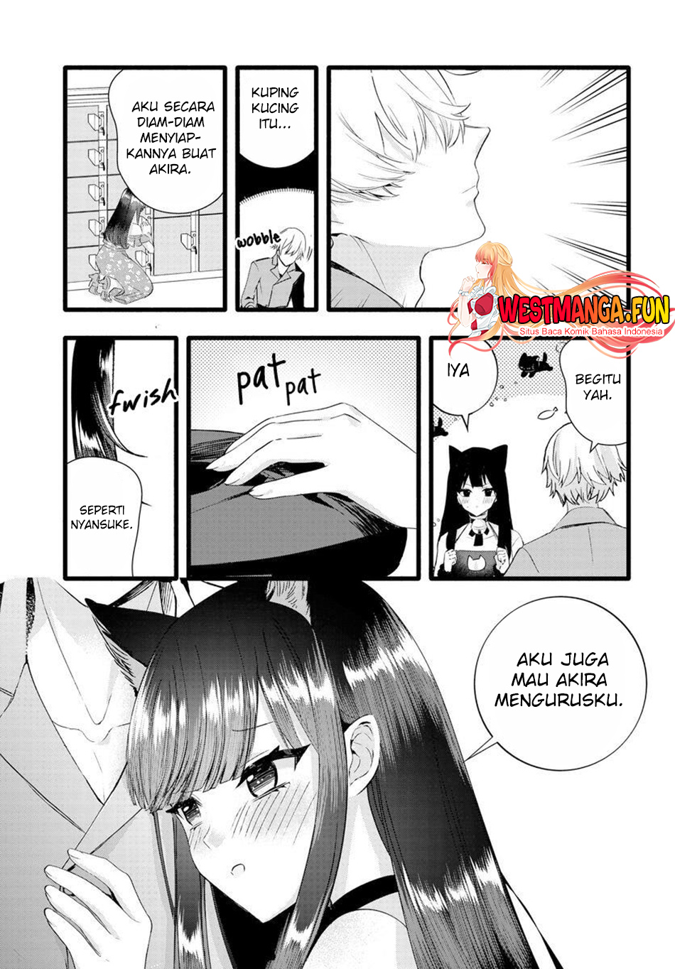 Chiteki de Cool na Kouhai Bijo, Ore no Kai Neko ni naru