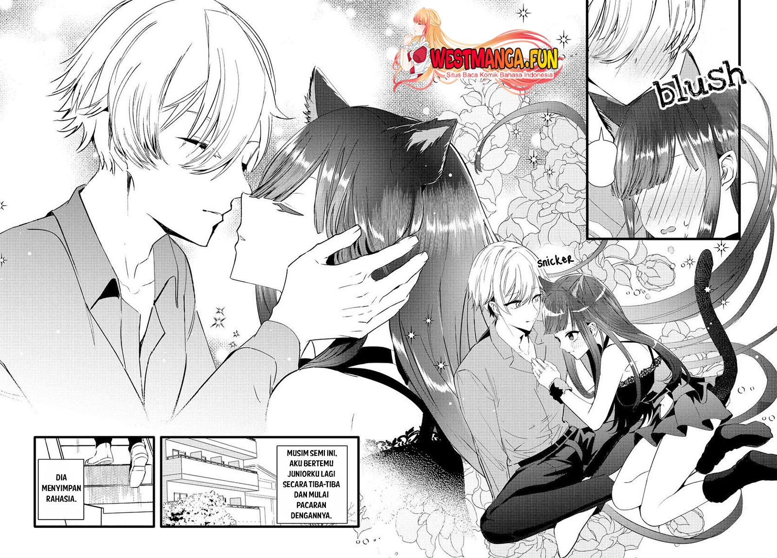 Chiteki de Cool na Kouhai Bijo, Ore no Kai Neko ni naru