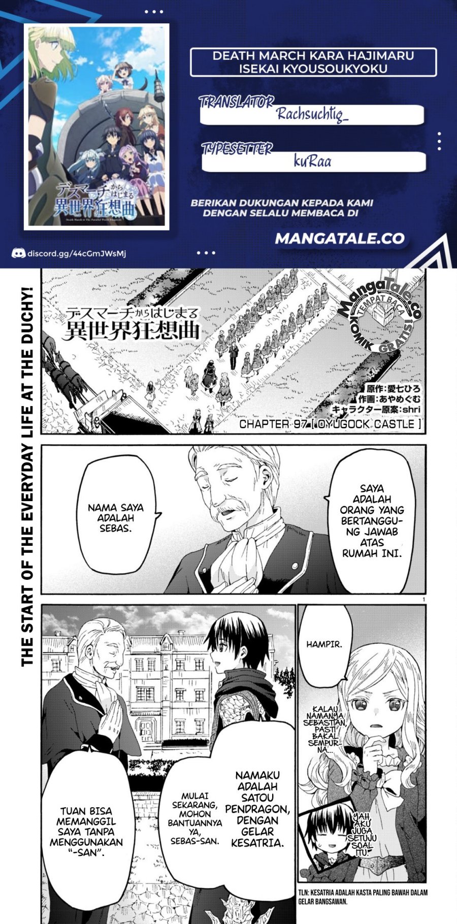 Death March kara Hajimaru Isekai Kyousoukyoku Chapter 97