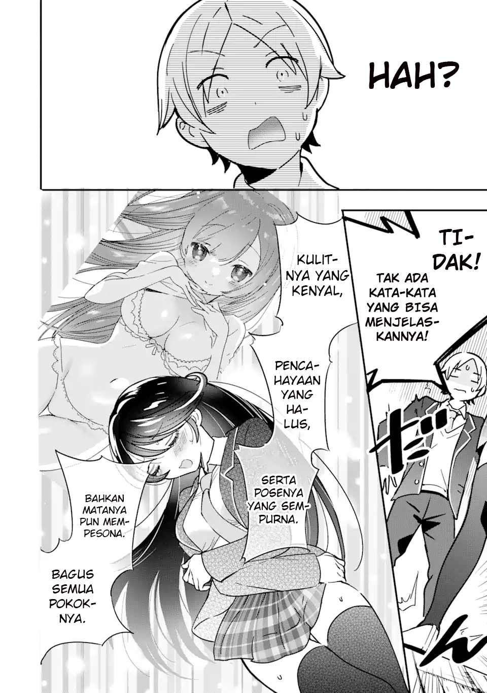 Gakuen 1 no Bishoujo wa x x Eshi no Ore ni Horeteiru!? (The Number 1 Beautiful Girl in the School is in Love With Me, the XXX Artist.)