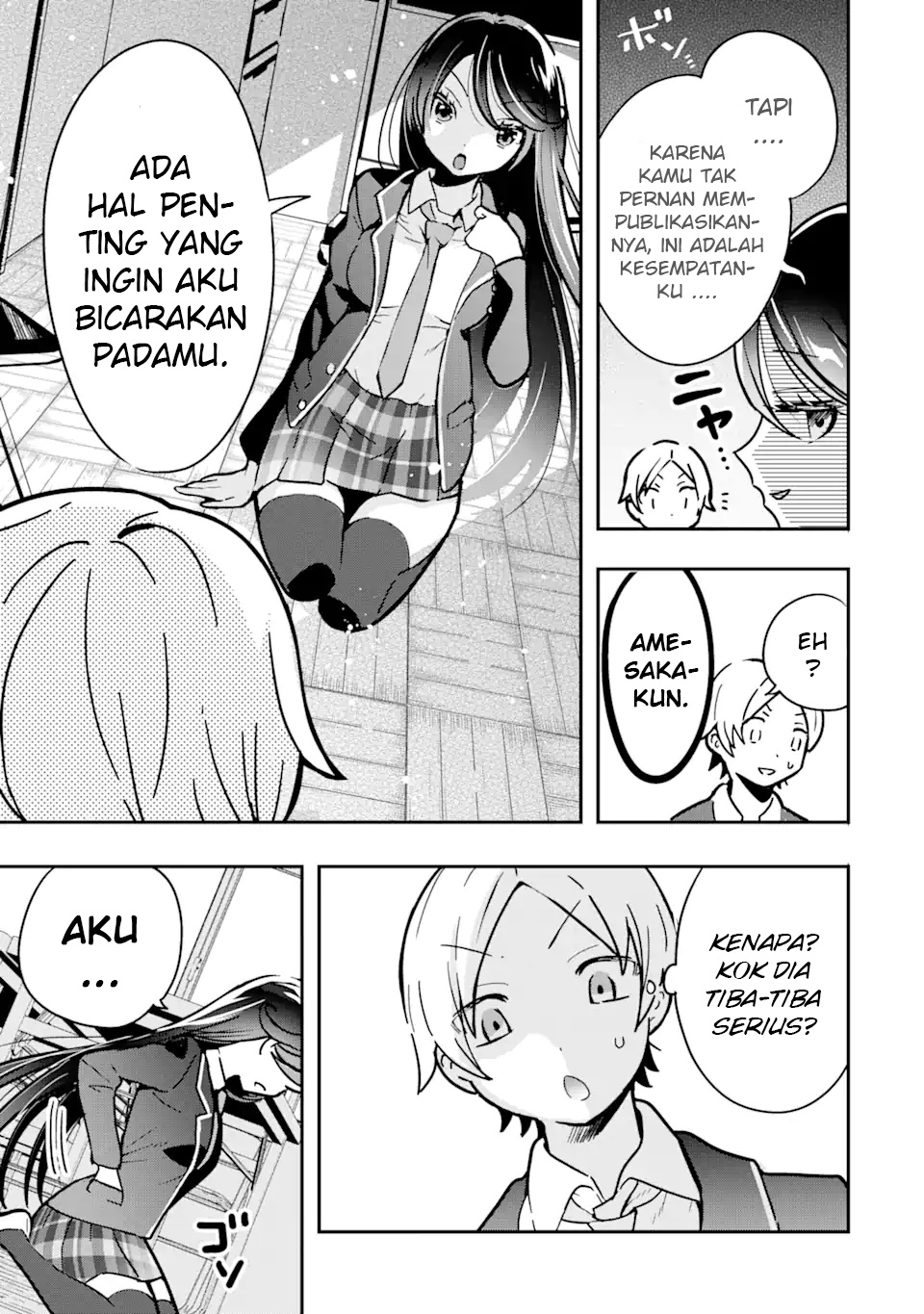 Gakuen 1 no Bishoujo wa x x Eshi no Ore ni Horeteiru!? (The Number 1 Beautiful Girl in the School is in Love With Me, the XXX Artist.)