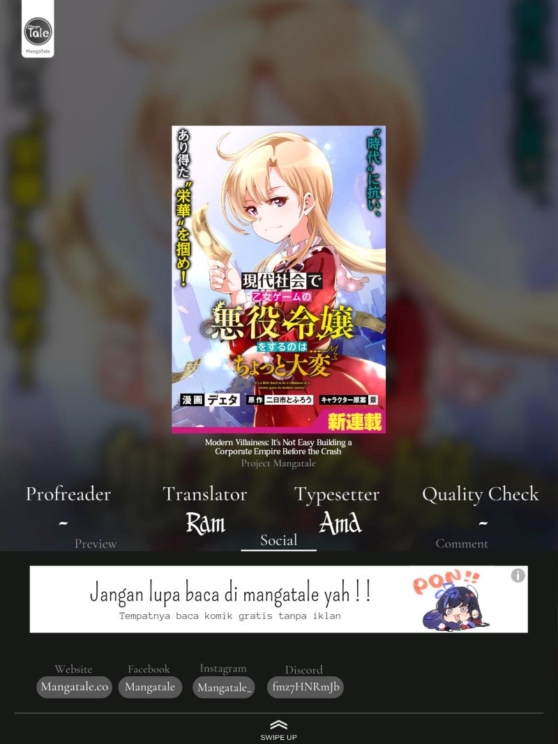 Gendai Shakai de Otome Game no Akuyaku Reijou wo suru no wa Chotto Taihen