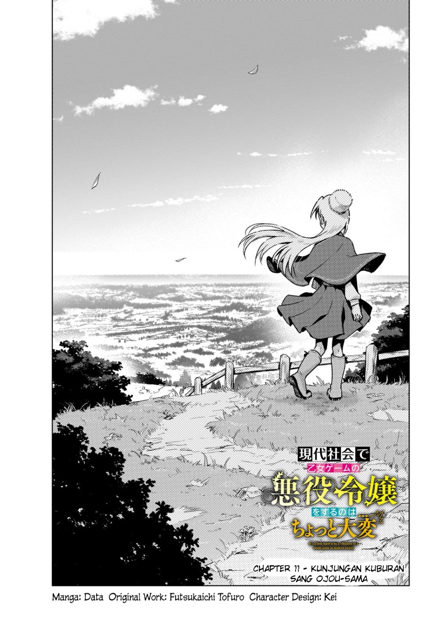 Gendai Shakai de Otome Game no Akuyaku Reijou wo suru no wa Chotto Taihen