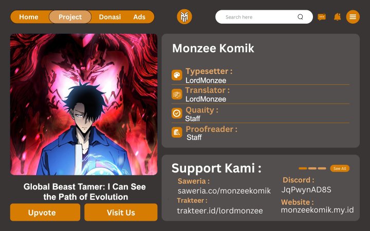Global Beast Tamer: I Can See the Path of Evolution
