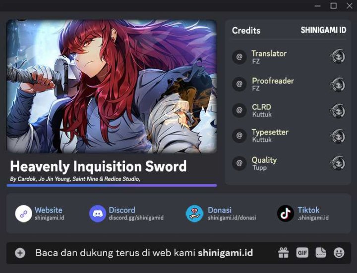 Heavenly Inquisition Sword