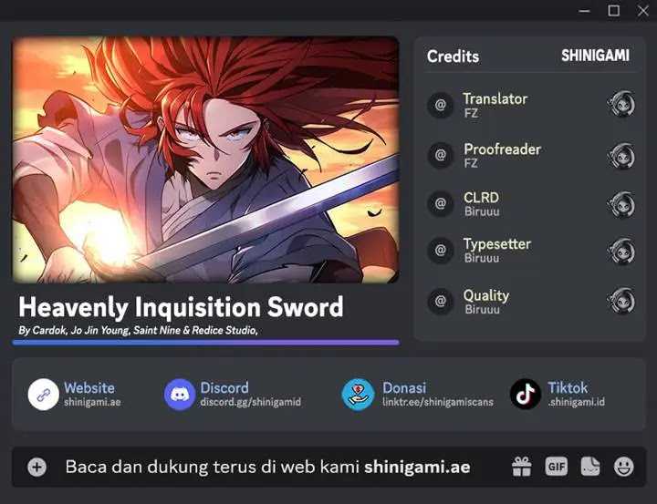 Heavenly Inquisition Sword