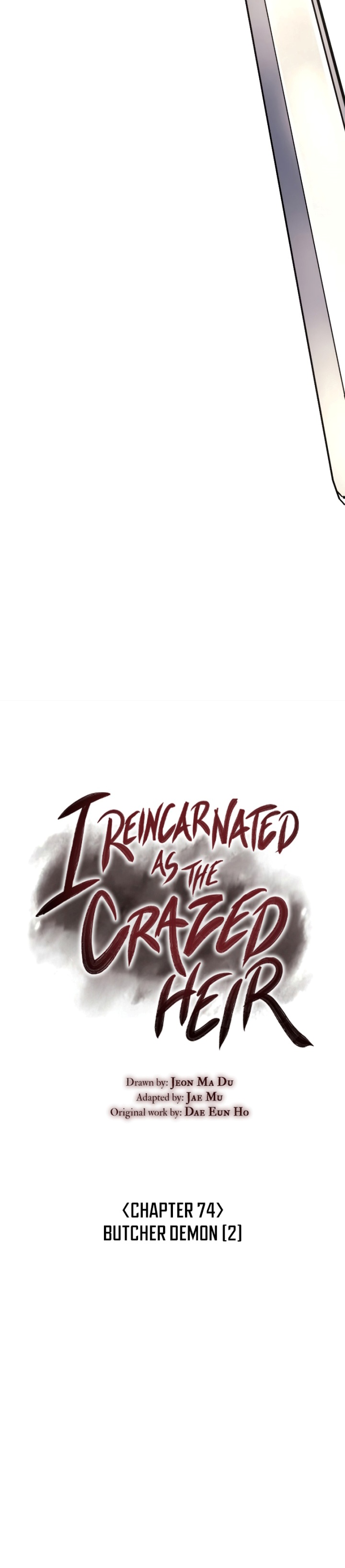I Reincarnated As The Crazed Heir