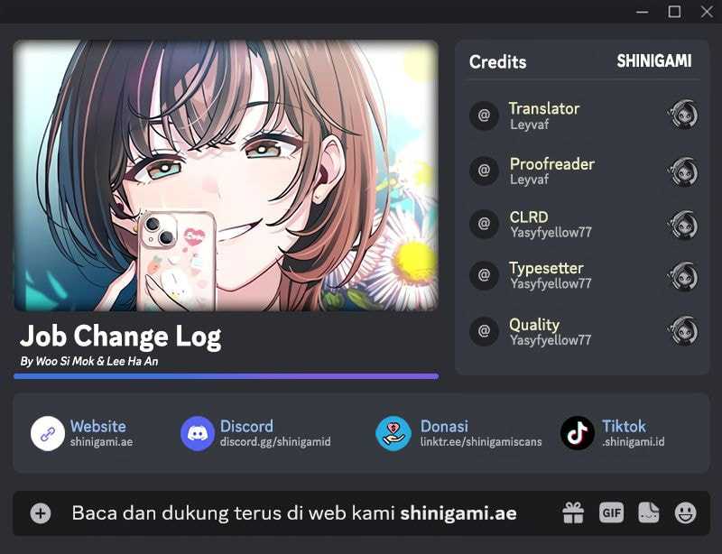 Job Change Log