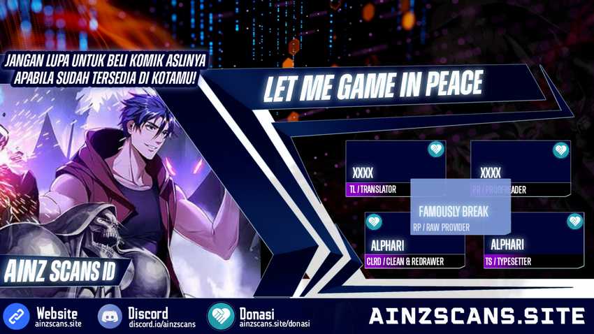 Let Me Game In Peace