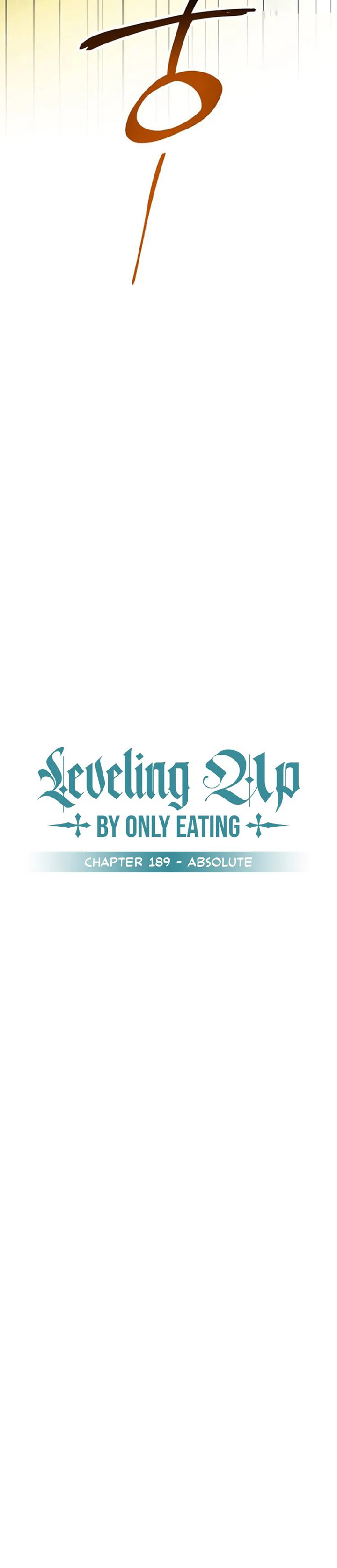 Leveling Up, By Only Eating!