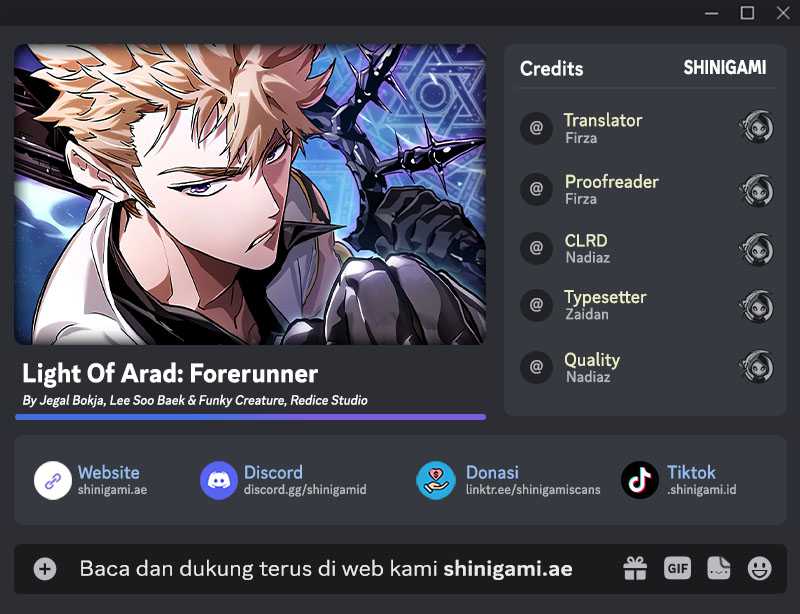 Light Of Arad: Forerunner