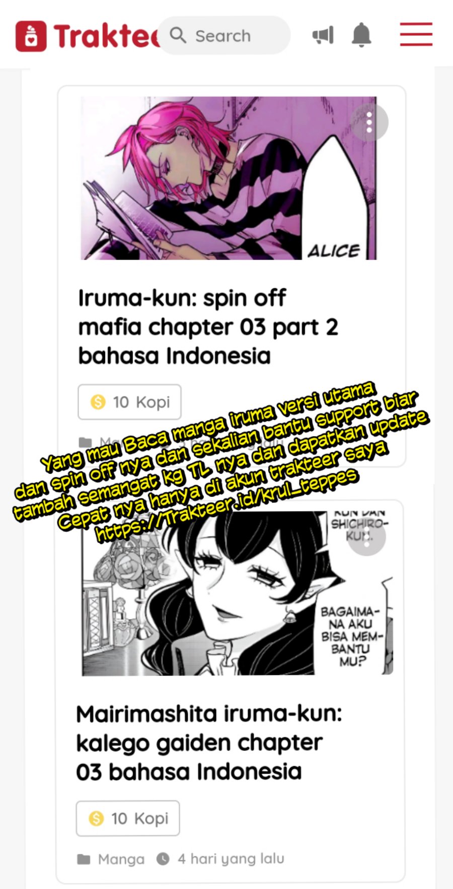 Mairimashita! Iruma-kun Chapter 328