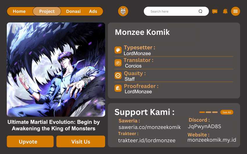 Martial Evolution: Start by Awakening the King of Monsters