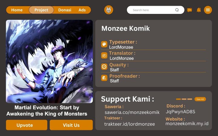 Martial Evolution: Start by Awakening the King of Monsters