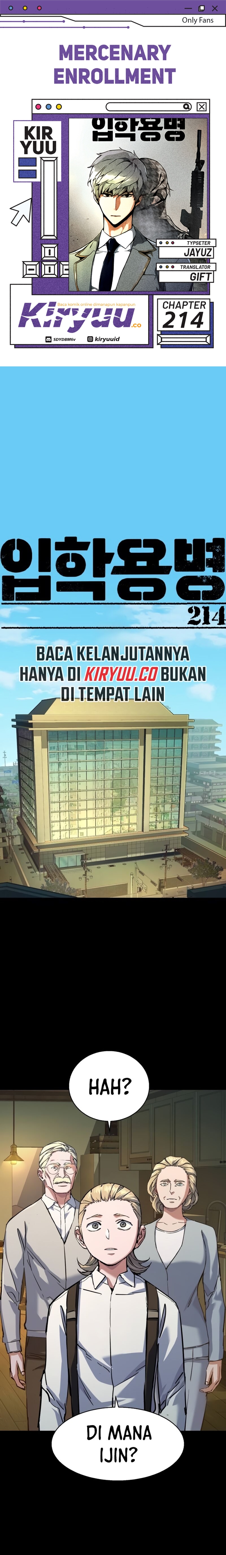 Mercenary Enrollment