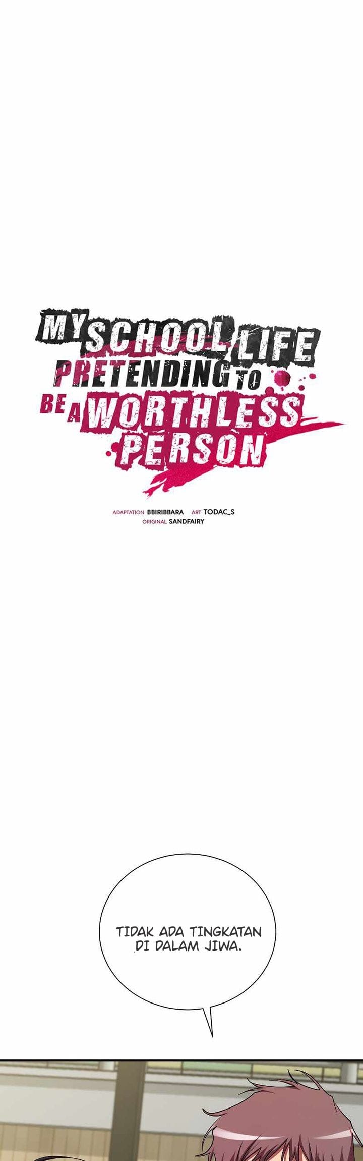 My School Life Pretending to Be a Worthless Person