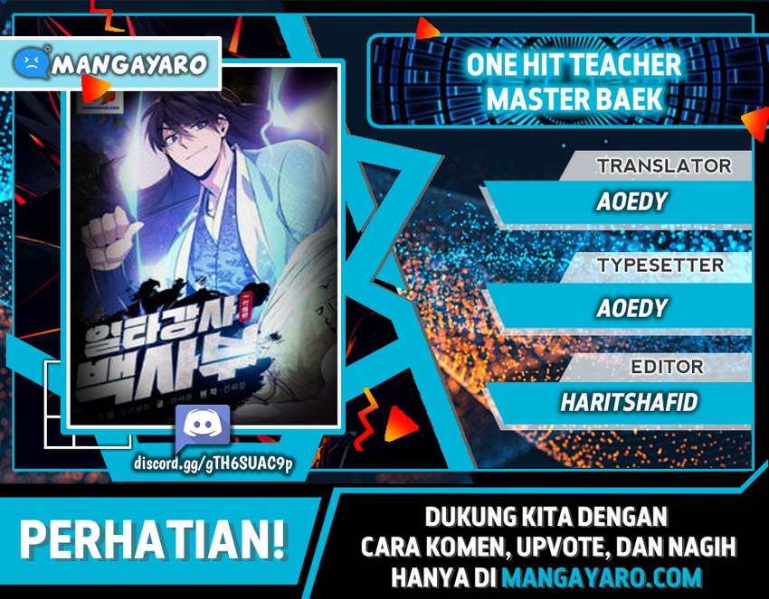 Number One Star Instructor Master Baek