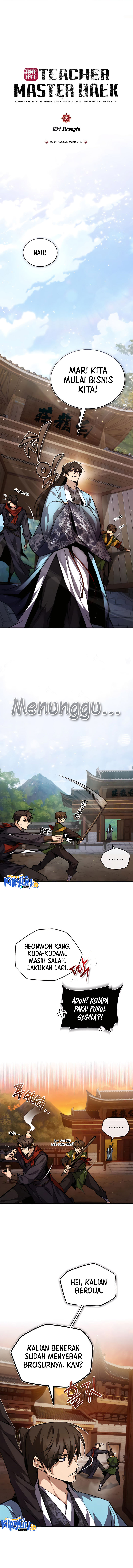 Number One Star Instructor Master Baek