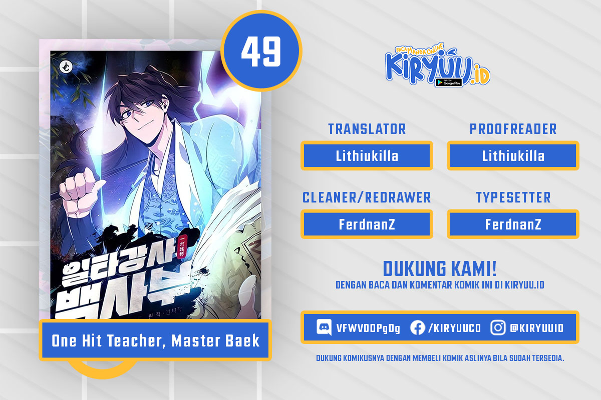 Number One Star Instructor Master Baek