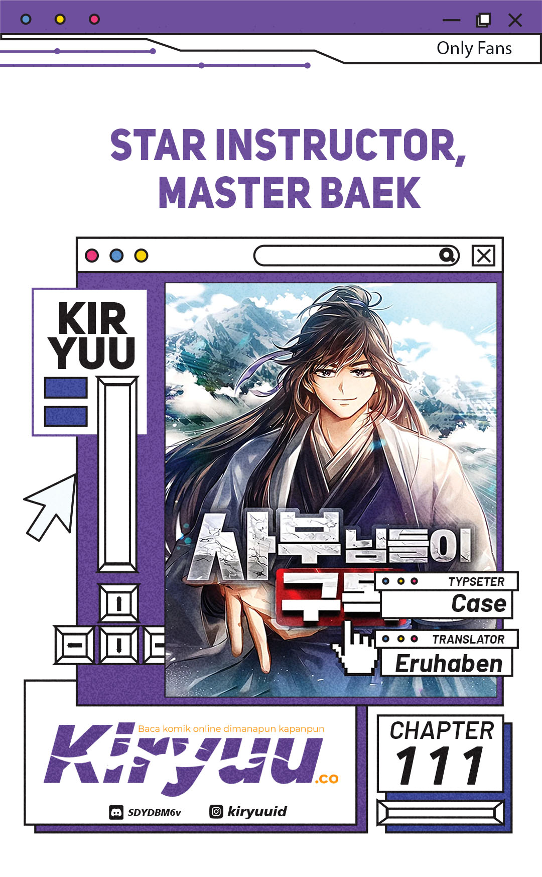 Number One Star Instructor Master Baek
