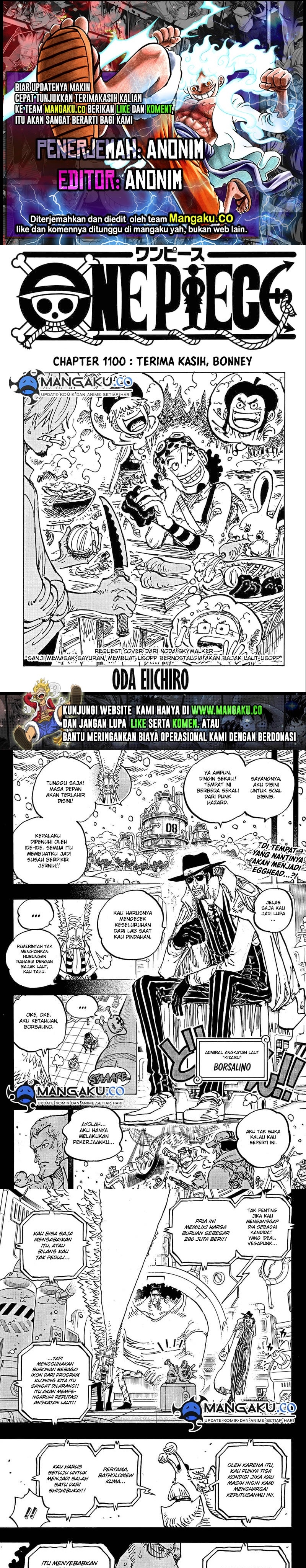 One Piece Chapter 1100