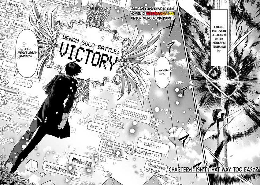Ore, Yuusha janai desu kara. – VR Sekai no Chouten ni Kunrin Seshi Otoko. Tenseishi, Level 1 no Mushoku kara Restart suru